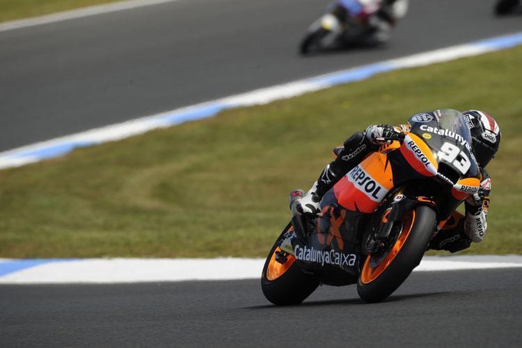 2012: Marc Márquez auf der Moto2-Maschine