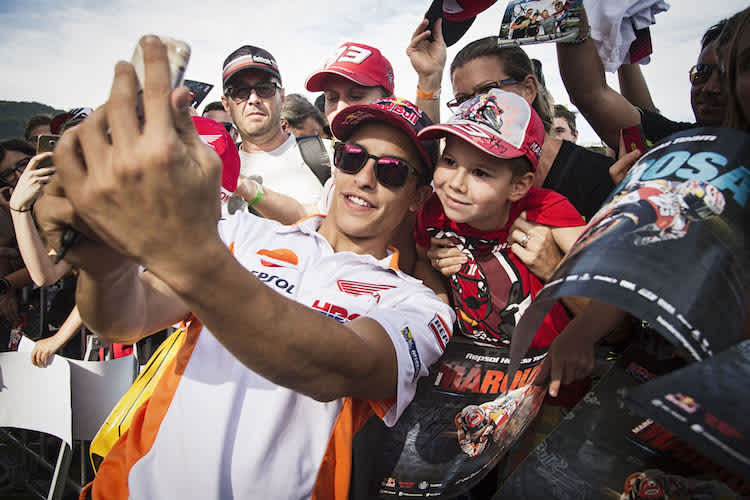 Marc Márquez begeistert die Fans am Red Bull Ring