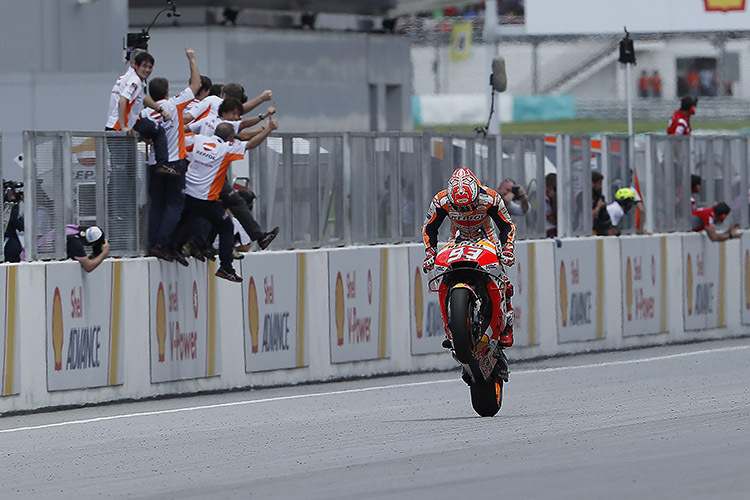 Insgesamt 70. GP-Sieg für Marc Márquez
