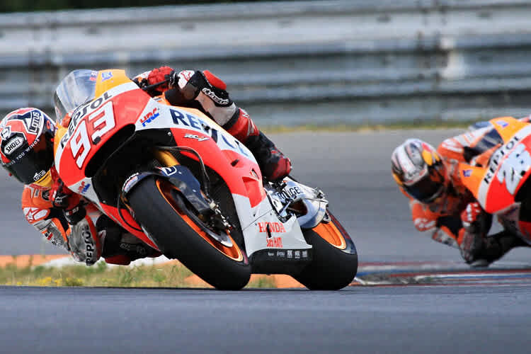 Marc Márquez und Dani Pedrosa testeten kürzlich in Brünn