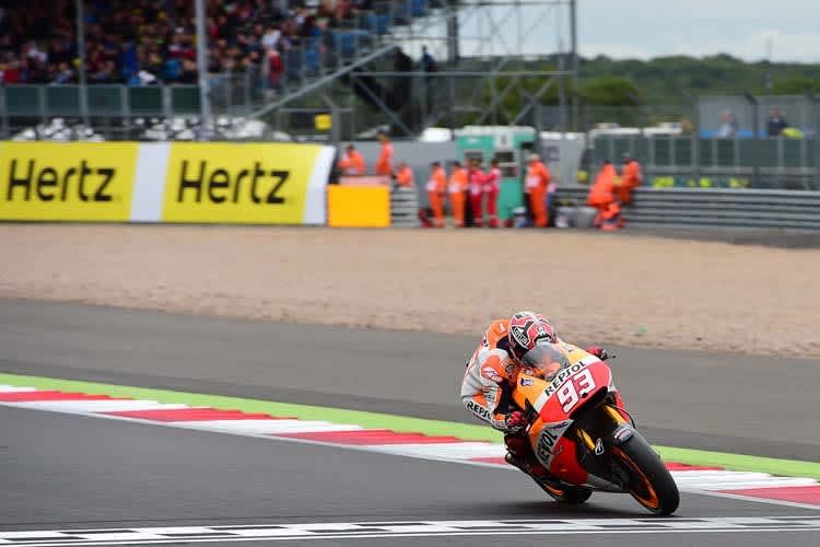 Im letzten Jahr überquerte Marc Márquez die Ziellinie in Silverstone als Erster