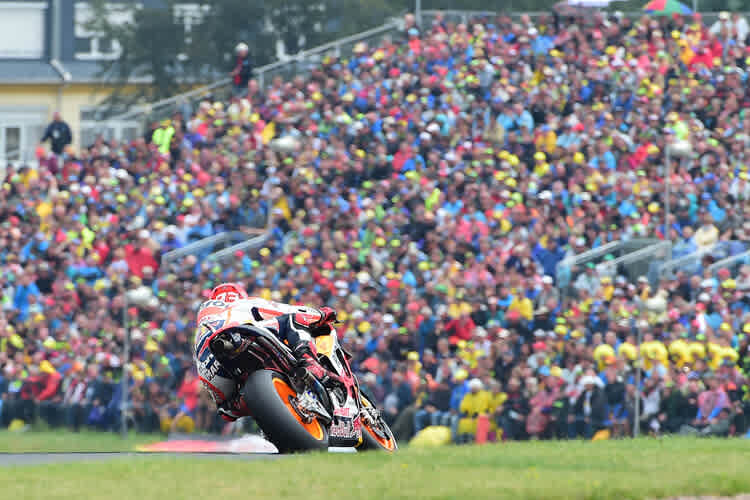 Marc Márquez vor den deutschen Fans