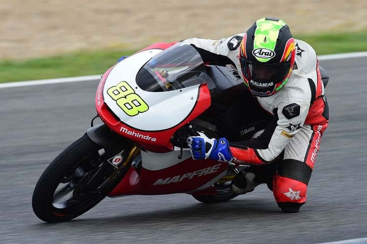 Jorge Martin auf der Mahindra des Aspar-Teams