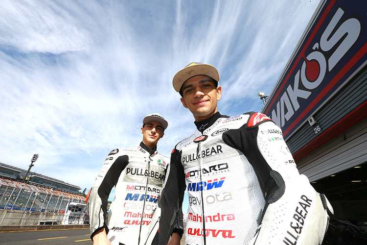 Francesco Bagnaia (links) und Jorge Martin