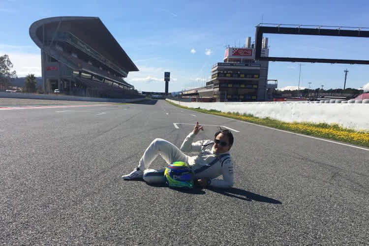 Felipe Massa ist ganz entspannt