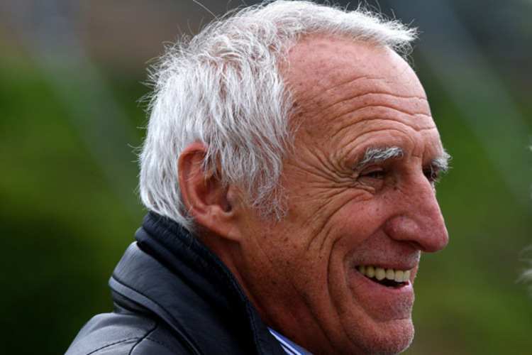 Dietrich Mateschitz beim Jerez-Test 2015