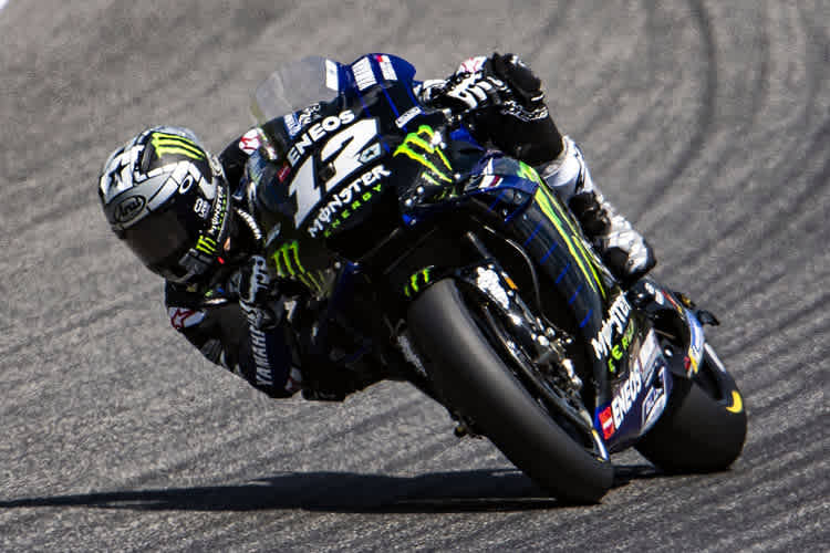 Suzuki-Werksfahrer Maverick Viñales in Jerez
