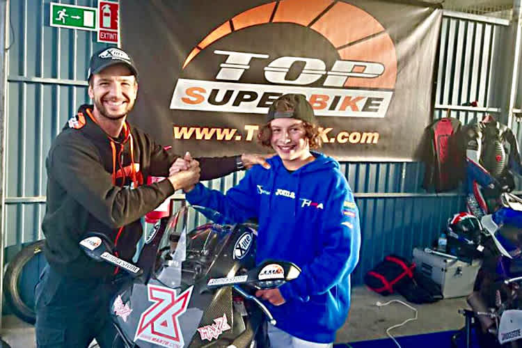 Max Neukirchner (li.) mit Nicolas Czyba