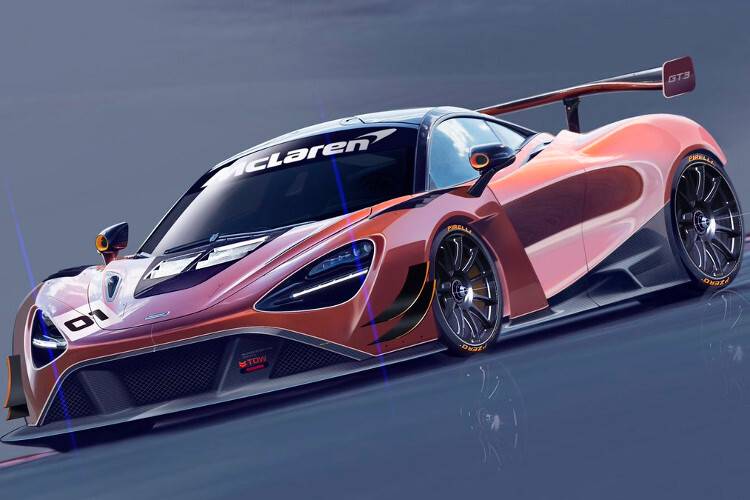 Der McLaren 720S GT3 von vorn