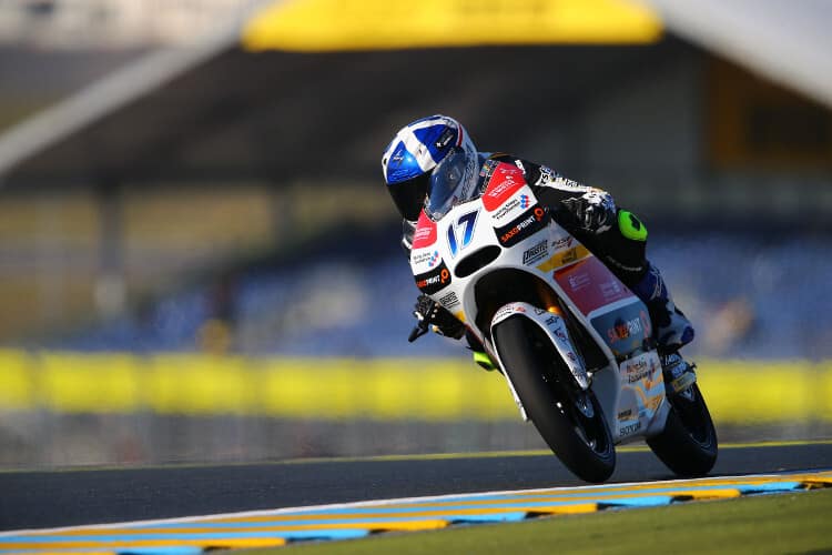 John McPhee in Le Mans