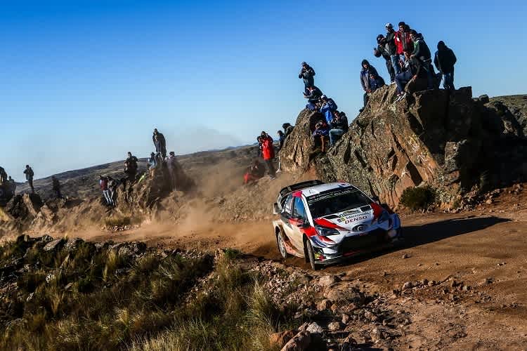 Kris Meeke war auf P4 bester Toyota-Pilot