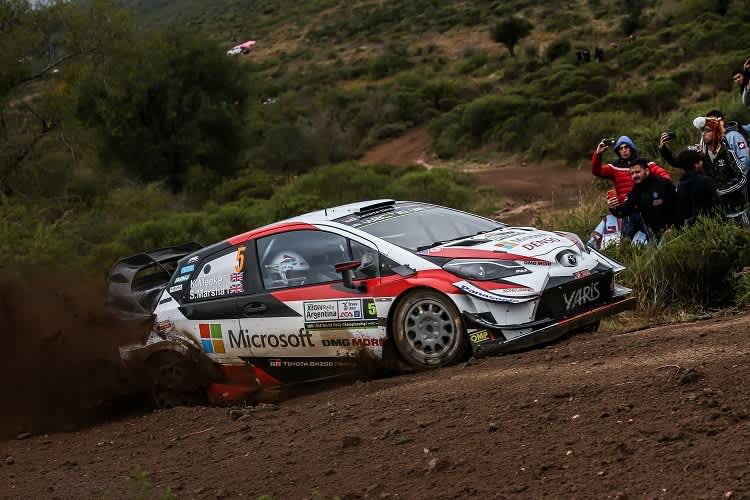 Kris Meeke führt wie 2016 in Argentinien