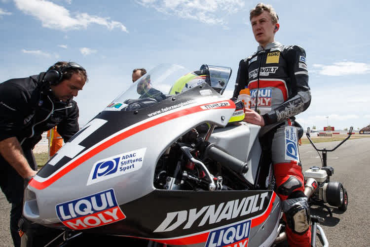 Mit 180 cm zu groß für Moto3: Matthias Meggle