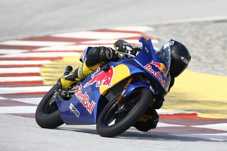 Matthias Meggle fuhr beim Selektionsevent des Red Bull Rookies Cup die schnellste Zeit