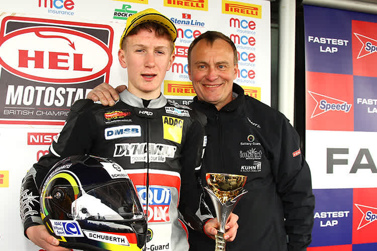 Matthias Meggle mit seinem Betreuer Ralf Waldmann