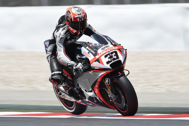 Marco Melandri im Freitag-Training in Barcelona: 4,1 sec Rückstand