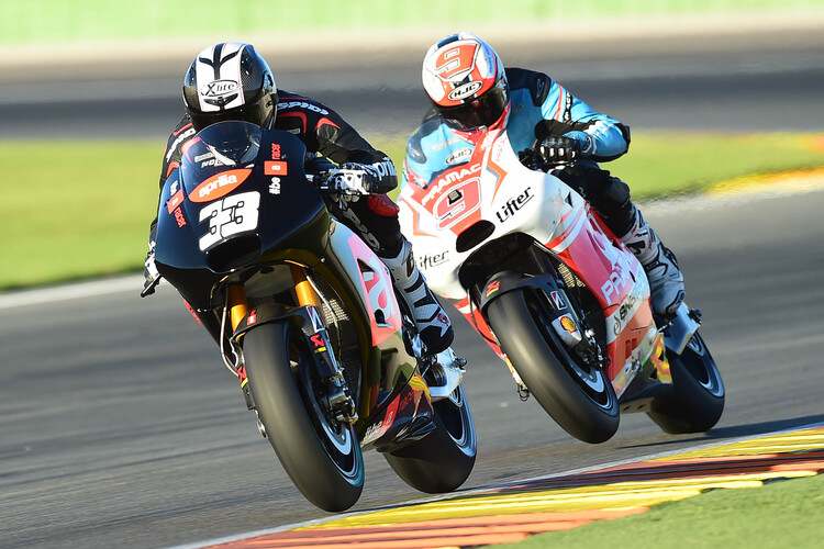 Marco Melandri auf der MotoGP-Aprilia