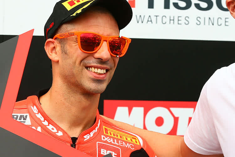 Ducati-Pilot Marco Melandri 