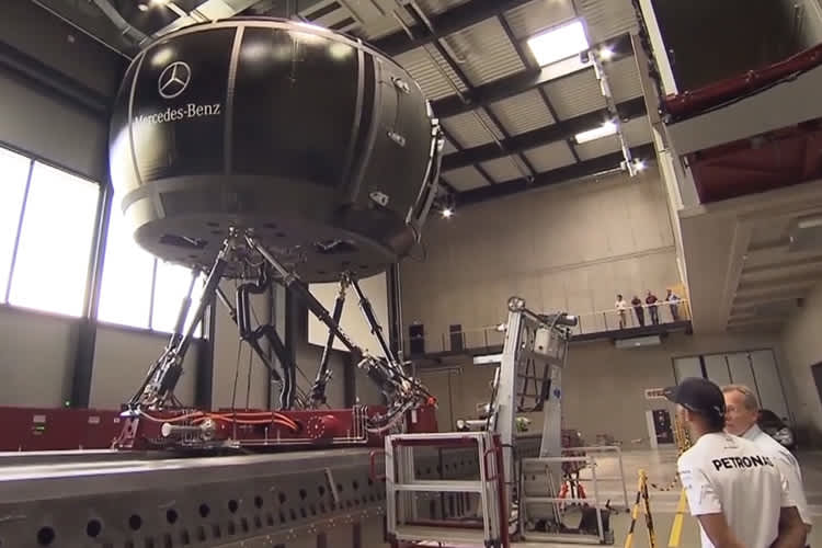 Der Simulator von Mercedes