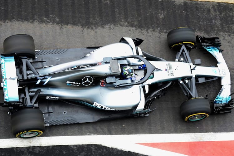 Der neue Silberpfeil von oben