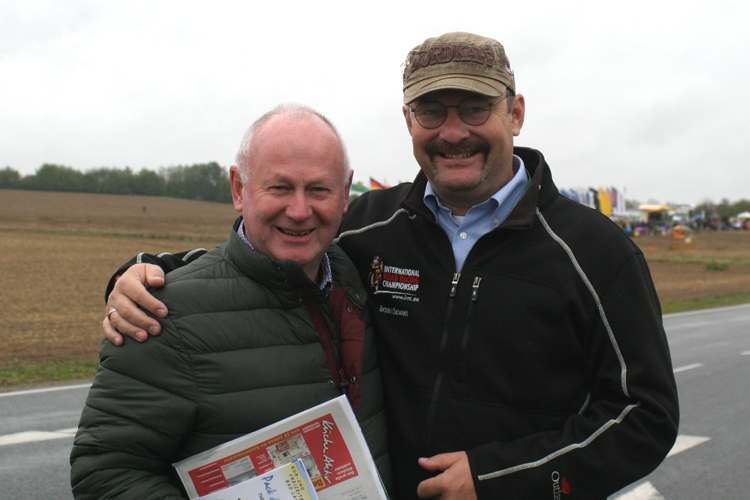 Mervyn White (links) und Torsten Schmidt vom MSC Frohburger Dreieck 