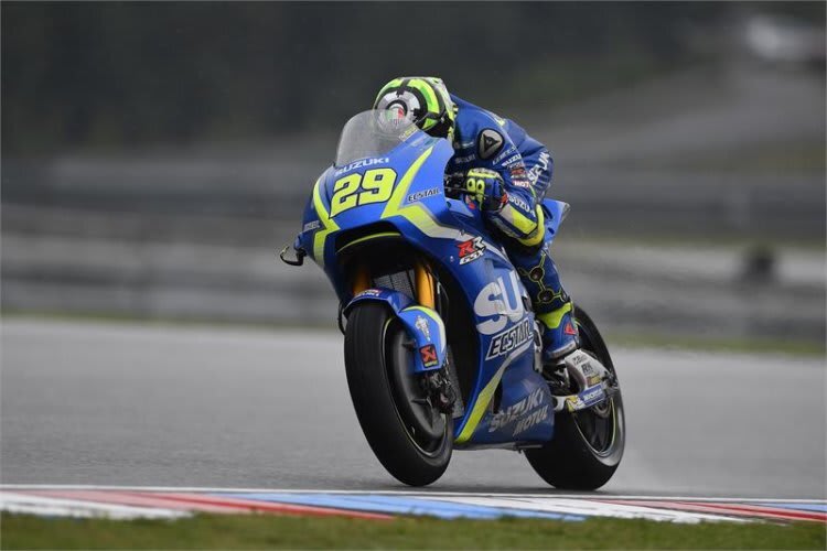 Andrea Iannone hatte im Rennen doppeltes Pech