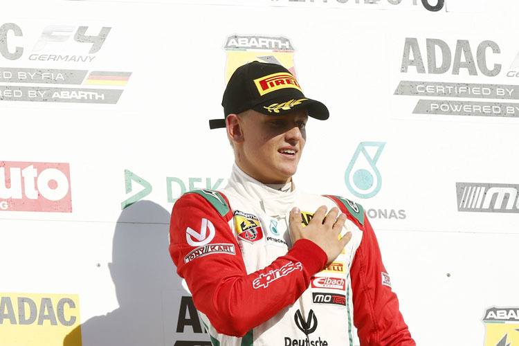 Nach seinem Crash im zweiten Formel-4-Lauf musste Mick Schumacher ins Krankenhaus