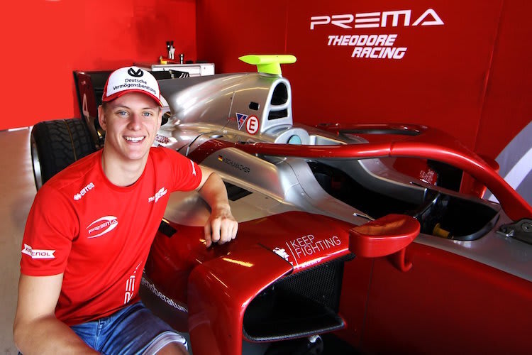 Mick Schumacher mit seinem neuen Auto