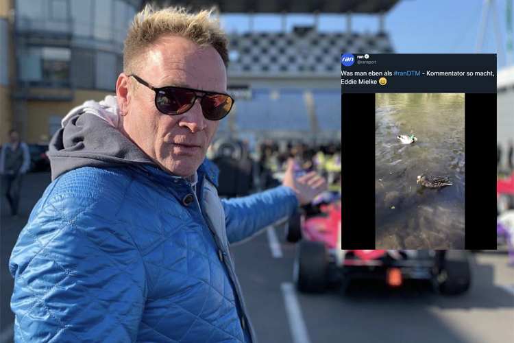 Eddie Mielke mit Timo Scheider