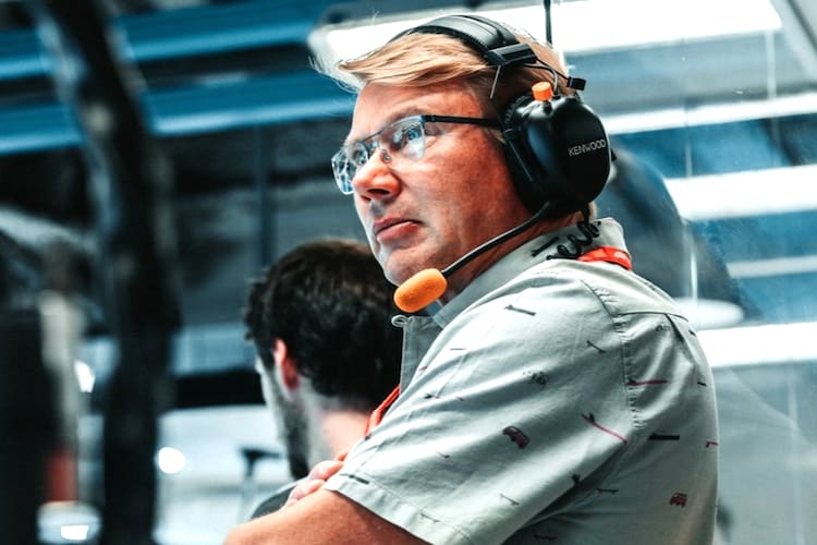 Sebastian Vettel und Mika Häkkinen