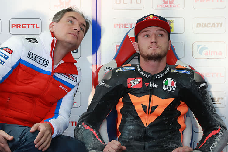 Jack Miller in der Pramac-Box