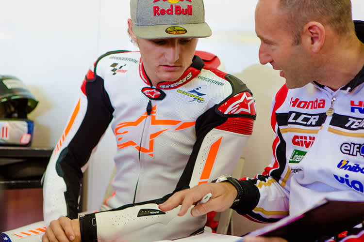 Jack Miller mit Crew-Chief Cristian Gabbarini