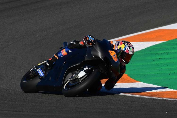 Jack Miller bei seinen ersten Runden auf der Pramac-Ducati