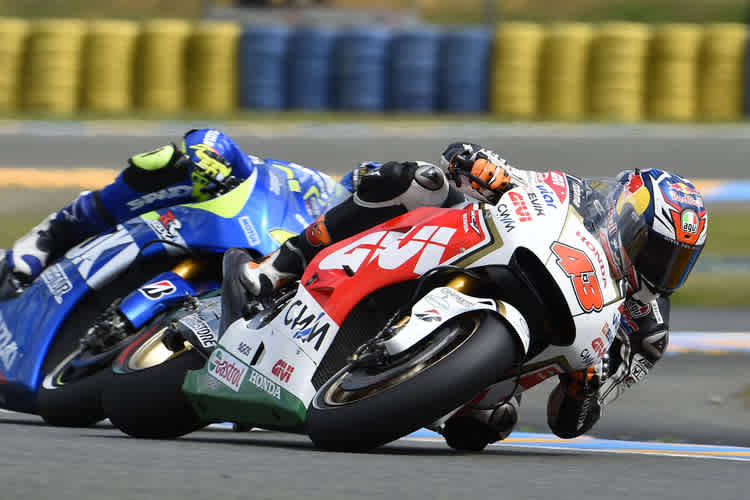 Le Mans: Jack Miller hielt sich im Rennen vor dem Sturz vor Vinales, der Neunter wurde