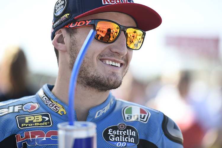 Jack Miller in der Box des Marc VDS-Teams