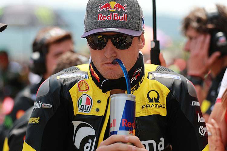 Jack Miller in Mugello, wo Pramac im Lamborghini-Design auftrat