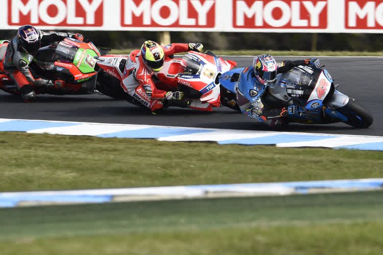 Der Kampf um die Top-Ten: Miller vor Barbera und Bradl