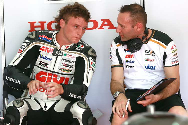 Jack Miller mit Crew-Chief Cristian Gabarrini