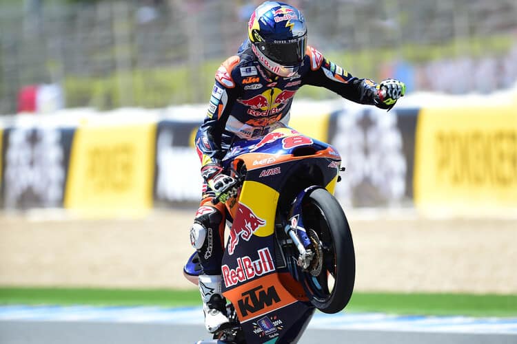 Jack Muller auf der Red Bull-KTM beim Jerez-GP 2014