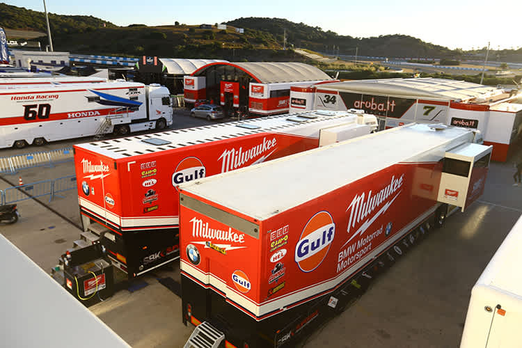 Für den Moment ist das Bike von Laverty verwaist