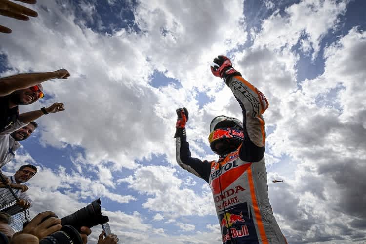 Marc Márquez feierte in Aragón einen weiteren Meilenstein