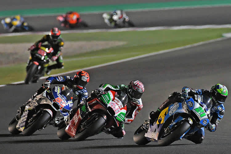 Franco Morbidelli war bei seinem ersten MotoGP-Rennen stark unterwegs