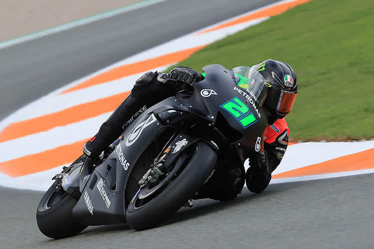 Fühlt sich auf der Yamaha bereits wohl: Morbidelli