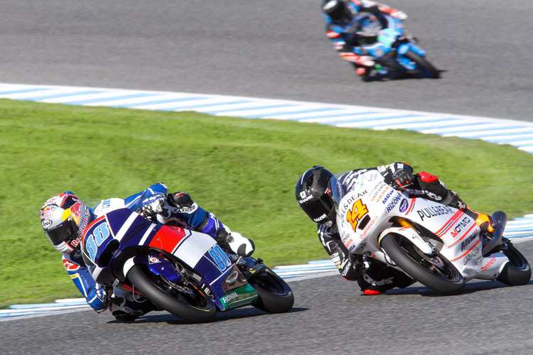 Künftig wird der Gewichtsnachteil der On-Board-Kamera in der Moto2- und Moto3-Klasse ausgeglichen