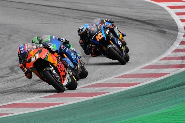 Brad Binder verteidigte Platz 1 bis ins Ziel