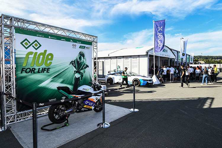 Der MotoE-Paddock auf dem Sachsenring