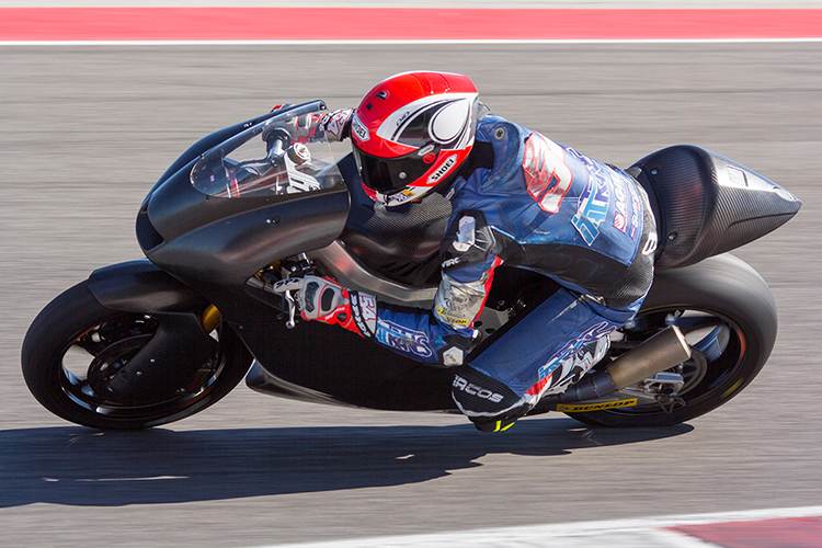 Mattia Pasini auf der Suter in Misano