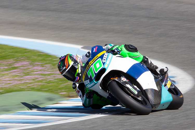 Robin Mulhauser auf der Kalex des Teams Technomag Interwetten