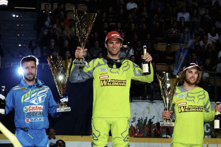 SX1 Podium: Cunningham, Faith, Owen (v.l.n.r.)