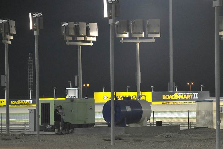 Die Firma Musco baute die Beleuchtungsanlage für Losail